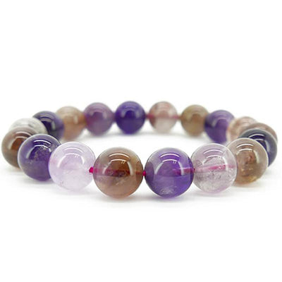 Bracelet quartz super seven Brésil A+ (boules 11-12mm)