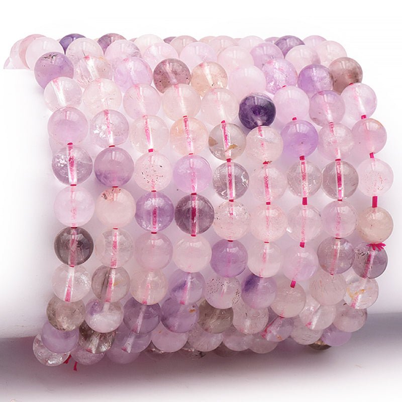Bracelet quartz super seven Brésil A+ (boules 7 - 8mm) - La Boite à Cailloux