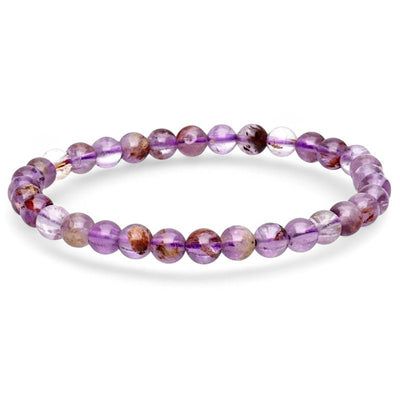 Bracelet quartz super seven Brésil A+(boules 5-6mm)