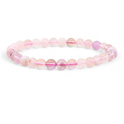 Bracelet quartz super seven Brésil A+(boules 5 - 6mm) - La Boite à Cailloux