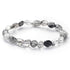 Bracelet quartz tourmaline Brésil A (grains 5 - 7mm) - La Boite à Cailloux