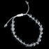 Bracelet réglable coulissant cristal de roche Brésil A boules 8mm - La Boite à Cailloux