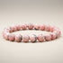 Bracelet rhodochrosite Argentine A (boules 7 - 8mm) - La Boite à Cailloux