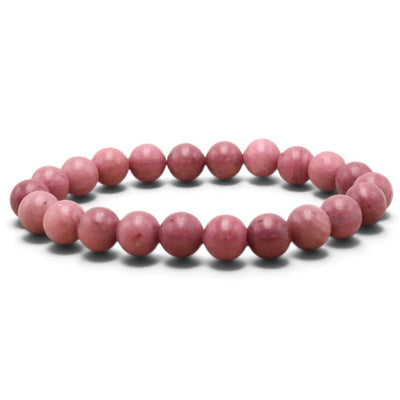 Pulseira de rodonite da Austrália AA (contas redondas de 7-8 mm)