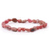 Bracelet rhodonite Brésil AA (grains 5 - 7mm) - La Boite à Cailloux