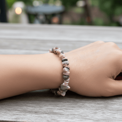 Bracelet rhodonite Madagascar A (perles baroques)
