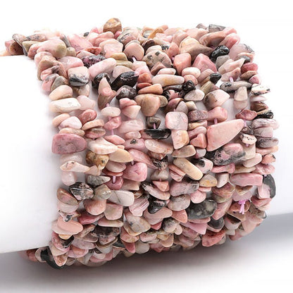 Bracelet rhodonite Madagascar A (perles baroques) - La Boite à Cailloux