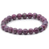 Bracelet rubis Inde A (boules 7,5 - 8,5mm) - La Boite à Cailloux