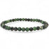 Bracelet rubis sur zoisite Tanzanie A (boules 3 - 4mm) - La Boite à Cailloux
