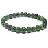 Bracelet rubis sur zoisite Tanzanie AA (boules 7 - 8mm) - La Boite à Cailloux