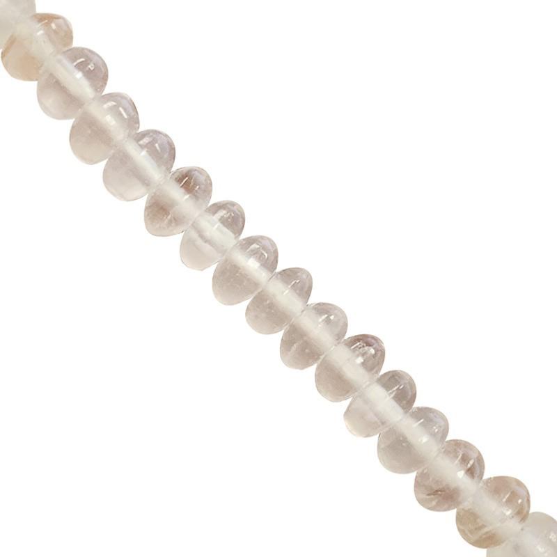 Bracelet sélénite Maroc AA (rondelles 5 - 6mm) - La Boite à Cailloux