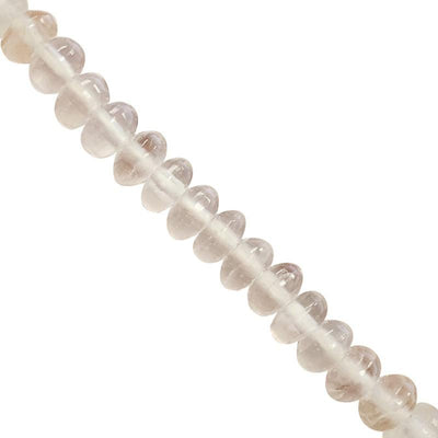 Pulsera selenita Marruecos AA (cuentas redondas 5-6mm)