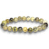 Bracelet serpentine Pérou A (boules 5 - 6mm) - La Boite à Cailloux