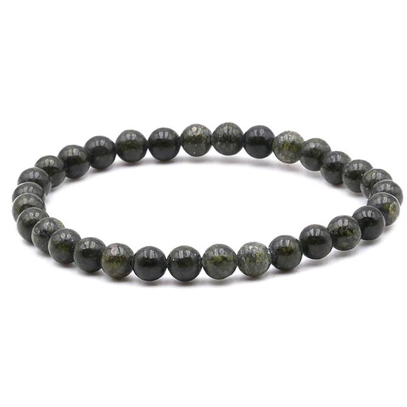 Bracelet serpentine Russie AB (boules 5 - 6mm) - La Boite à Cailloux