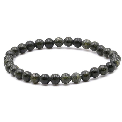Bracelet serpentine Russie AB (boules 5 - 6mm) - La Boite à Cailloux
