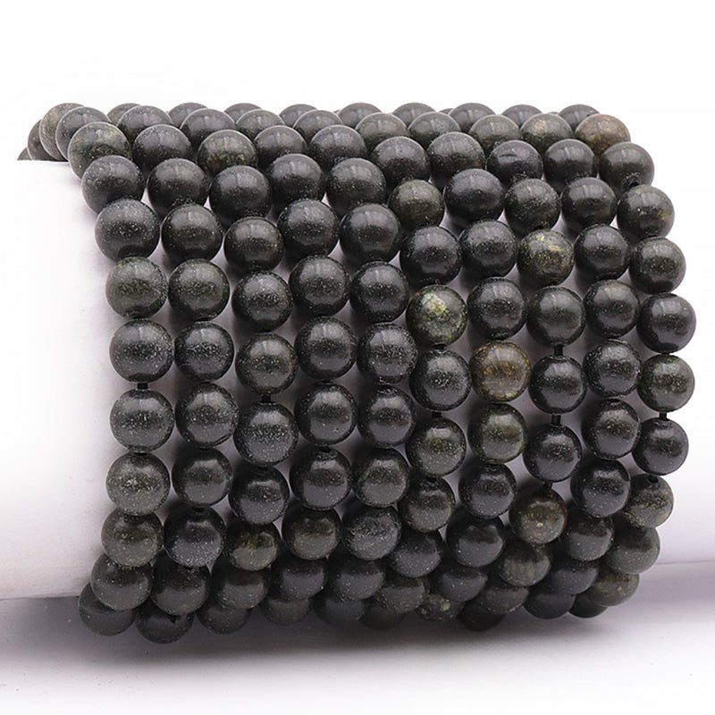 Bracelet serpentine Russie AB (boules 7 - 8mm) - La Boite à Cailloux