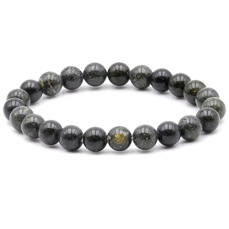 Bracelet serpentine Russie AB (boules 7 - 8mm) - La Boite à Cailloux