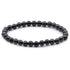 Bracelet shungite Russie A (boules 5 - 6mm) - La Boite à Cailloux