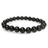 Bracelet shungite Russie A (boules10mm) - Taille L - La Boite à Cailloux
