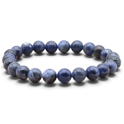 Pulseira de sodalita do Brasil A (contas de 7-8 mm)
