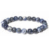 Bracelet sodalite Brésil A (boules 7 - 8mm) - La Boite à Cailloux