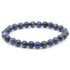 Bracelet sodalite Brésil A (boules 7 - 8mm) - Taille L - La Boite à Cailloux