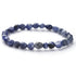 Bracelet sodalite Brésil A (grains 5 - 7mm) - La Boite à Cailloux