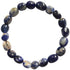 Bracelet sodalite Brésil A (pierres roulées 10 - 12mm) - La Boite à Cailloux