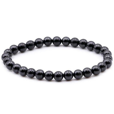 Pulsera de espinela negra tailandesa A (bolas de 7-8 mm)