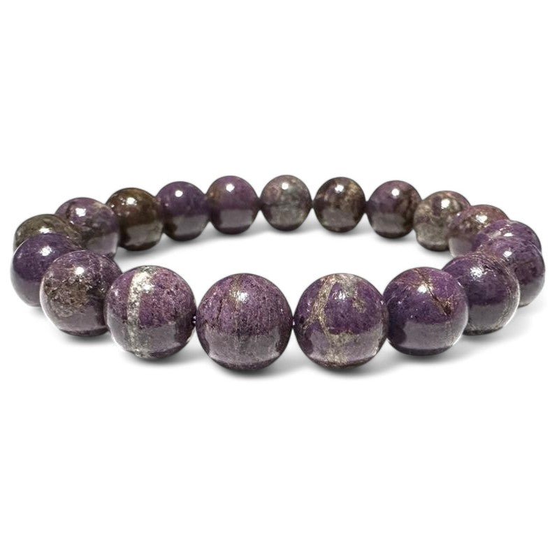 Bracelet stichtite Australie AA (boules 9,5 - 10,5mm) - La Boite à Cailloux
