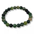 Bracelet taille enfants agate mousse A (boules 5 - 6mm) - La Boite à Cailloux
