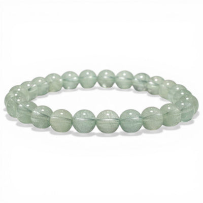 Pulsera tamaño infantil AA aguamarina (bolas 3-4mm)