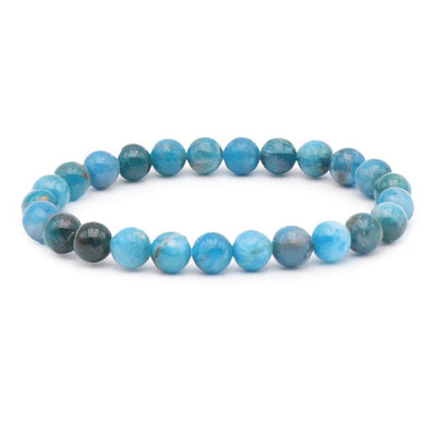 Pulsera de apatito azul talla infantil A+ (bolas 5-6mm)