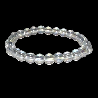 Bracelet taille enfants cristal angel aura Brésil A (boules 5 - 6mm) - La Boite à Cailloux