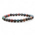 Bracelet taille enfants héliotrope A (boules 5 - 6mm) - La Boite à Cailloux