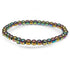 Bracelet taille enfants hématite arc en ciel Chine A (boules 3-4mm) - La Boite à Cailloux
