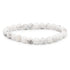 Bracelet taille enfants howlite A (boules 5 - 6mm) - La Boite à Cailloux