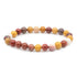 Bracelet taille enfants jaspe mokaite A (boules 5 - 6mm) - La Boite à Cailloux