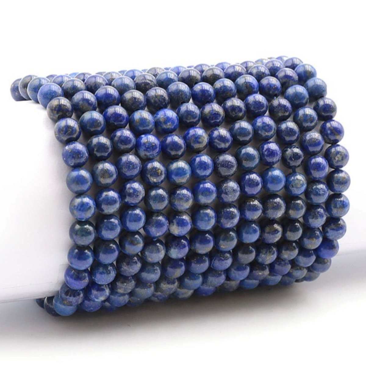 Bracelet taille enfants lapis lazuli AA (boules 5-6mm) - La Boite à Cailloux