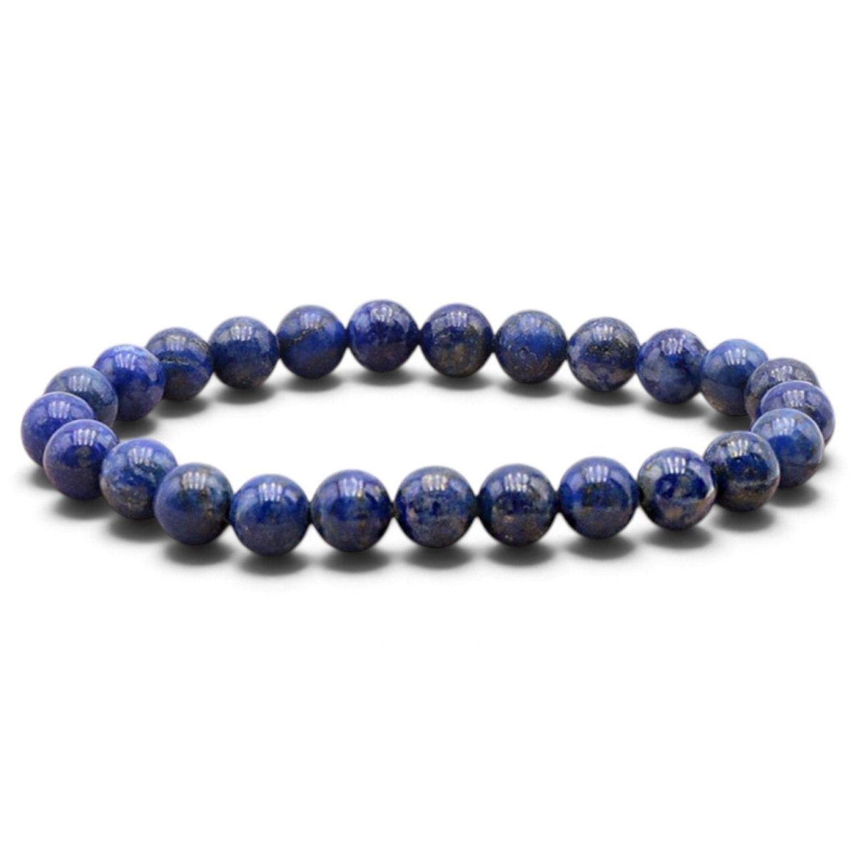 Bracelet taille enfants lapis lazuli AA (boules 5-6mm) - La Boite à Cailloux