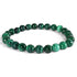 Bracelet taille enfants malachite AA (boules 5-6mm) - La Boite à Cailloux