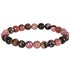 Bracelet taille enfants rhodonite Madagascar (boules 5 - 6mm) - La Boite à Cailloux