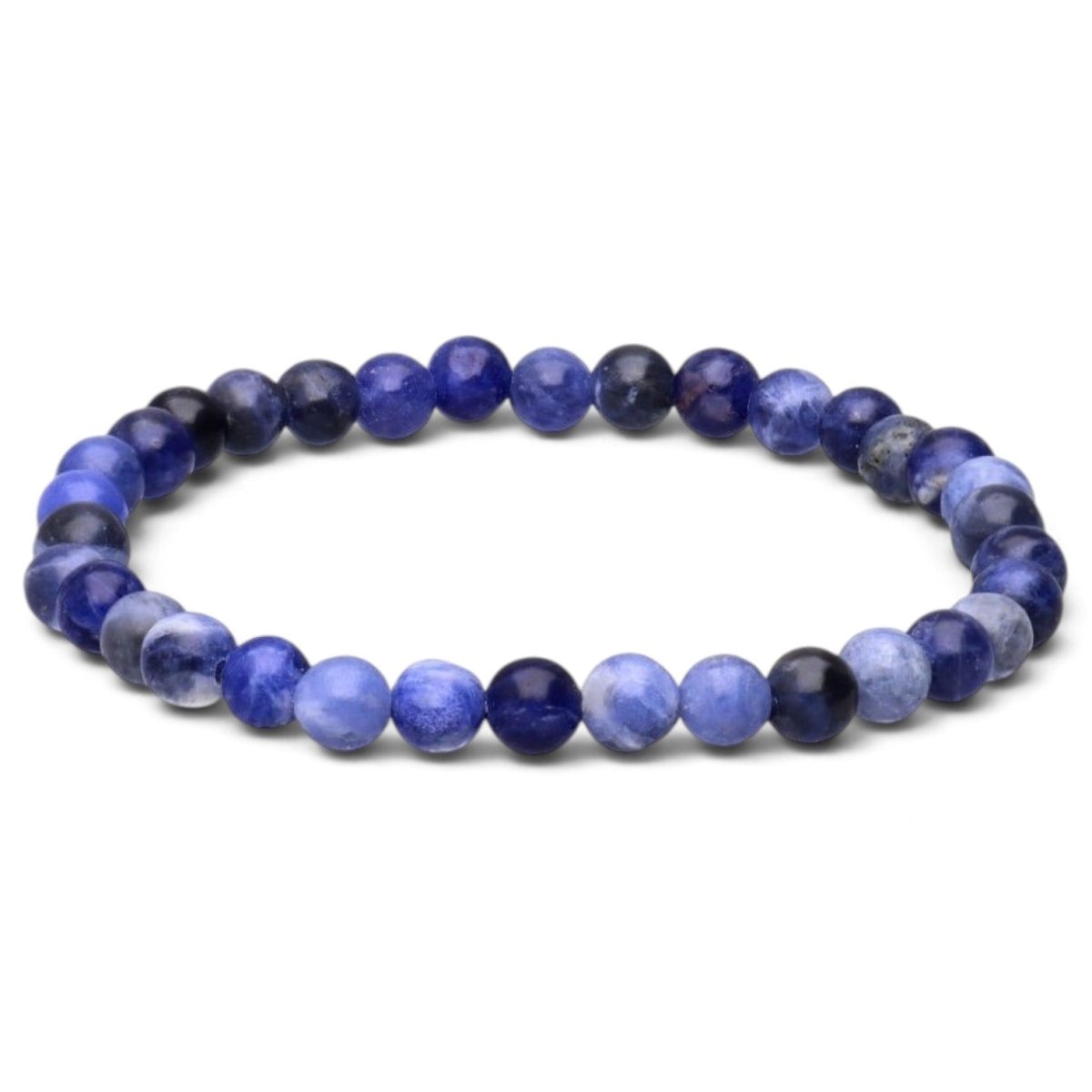 Bracelet taille enfants sodalite A (boules 3-4mm) - La Boite à Cailloux