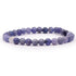Bracelet tanzanite bleue A (boules 5 - 6mm) - La Boite à Cailloux
