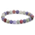 Bracelet tanzanite multicolore AA (boules 7 - 8mm) - La Boite à Cailloux
