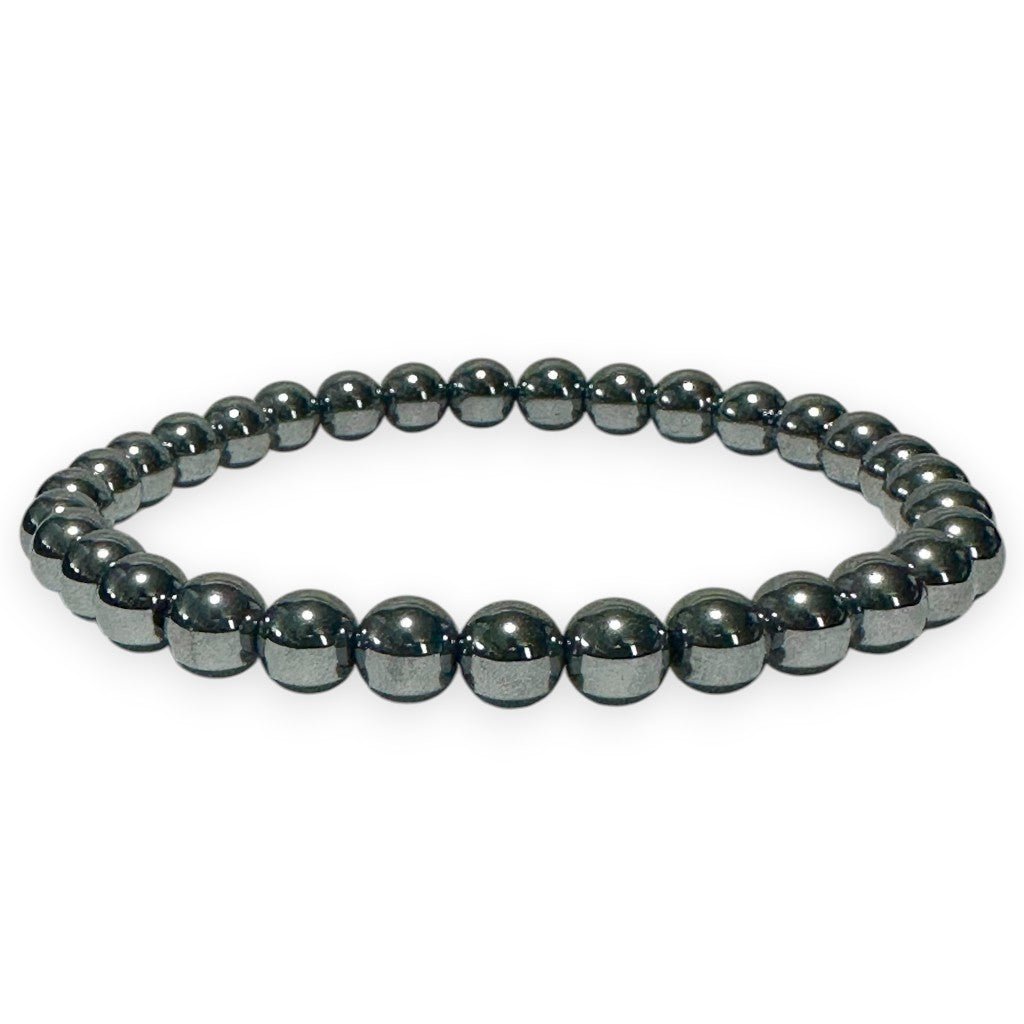 Bracelet terahertz Chine AA boules 5 - 6mm - La Boite à Cailloux