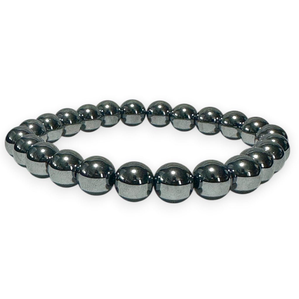 Bracelet terahertz Chine AA boules 7 - 8mm - La Boite à Cailloux