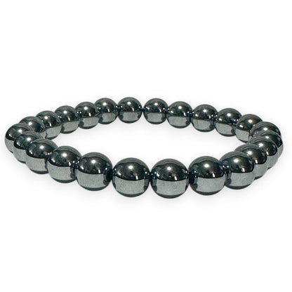 Bracelet terahertz Chine AA boules 7 - 8mm - La Boite à Cailloux