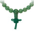 Bracelet tibétain aventurine verte Brésil A Mâlâ (boules 7 - 8mm) - La Boite à Cailloux