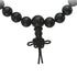 Bracelet tibétain onyx Brésil A Mâlâ (boules 7 - 8mm) - La Boite à Cailloux